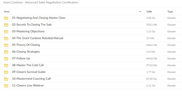 GRANT CARDONE — ADVANCED SALES NEGOTIATION CERTIFICATION - Image 2