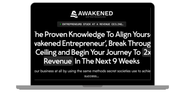 [GET] NERO KNOWLEDGE - THE AWAKENED ENTREPRENEUR V1 + V2